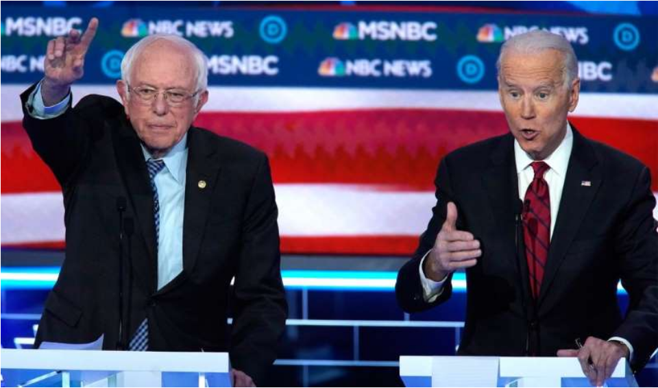 “对我们国家的好事”:拜登认为桑德斯发起了“强大的”进步运动