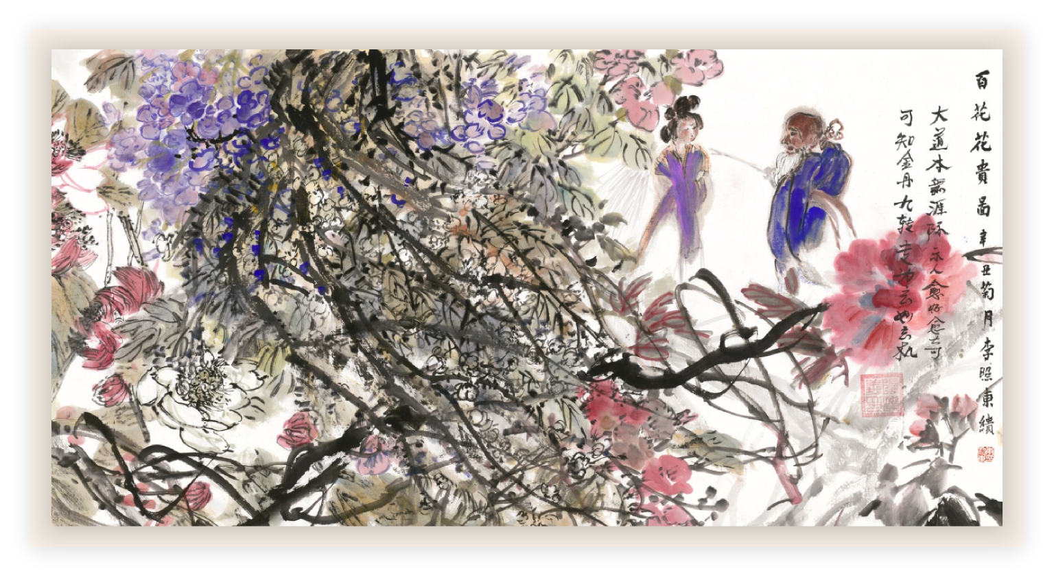 从《花卉十二屏》到《百花花贵图》，经典国画大赏_中国文促网