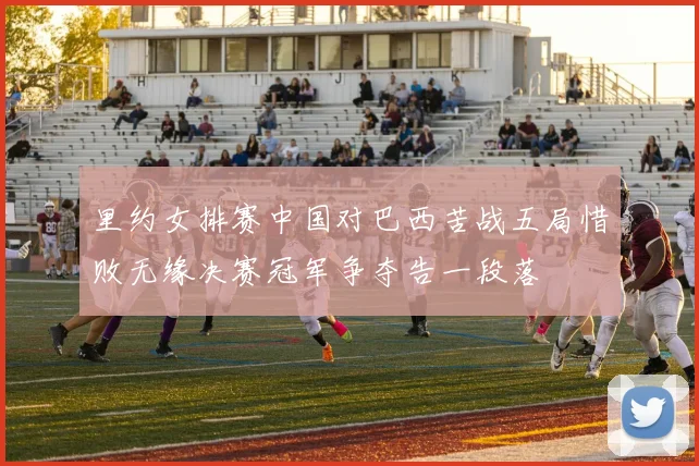 里约女排赛中国对巴西苦战五局惜败无缘决赛冠军争夺告一段落