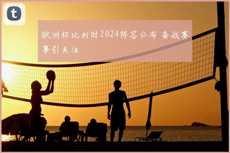 欧洲杯比利时2024阵容公布 备战赛事引关注