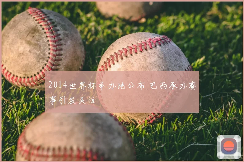 2014世界杯举办地公布 巴西承办赛事引发关注